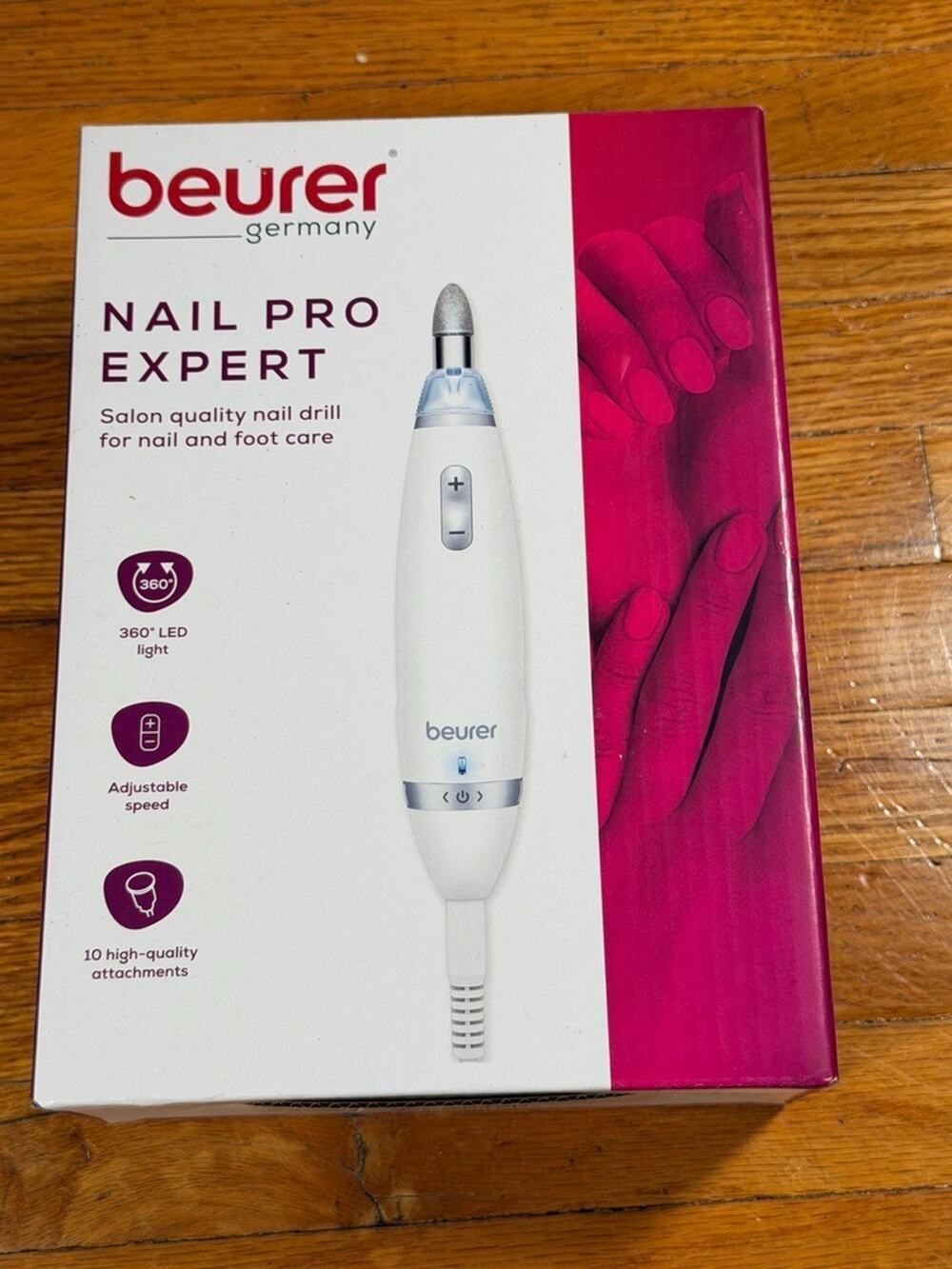 Beurer MP62 Nail Pro Expert Electric Nail Drill Manicure/Pedicure Kit